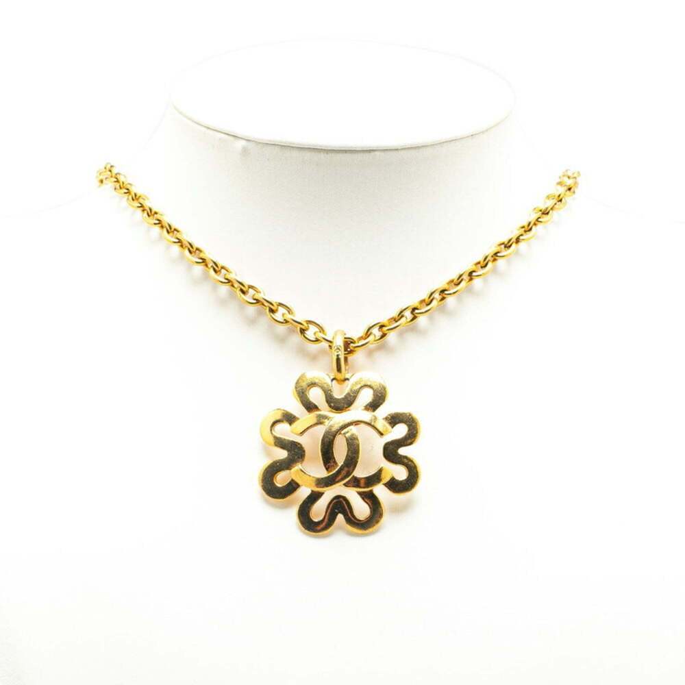 CHANEL Gold Logo Necklace - Picture 5 of 5